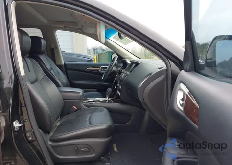 2014 Nissan Pathfinder Platinum z USA, uszkodzony, nr VIN 5N1AR2MNXEC680390